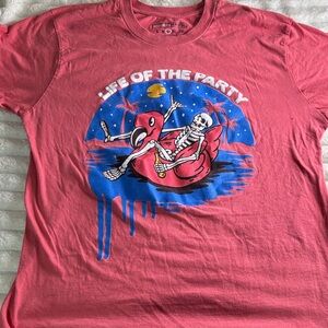 Vibrant Pink Graphic Tee